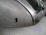 Unfallreparatur an XK140 DHC